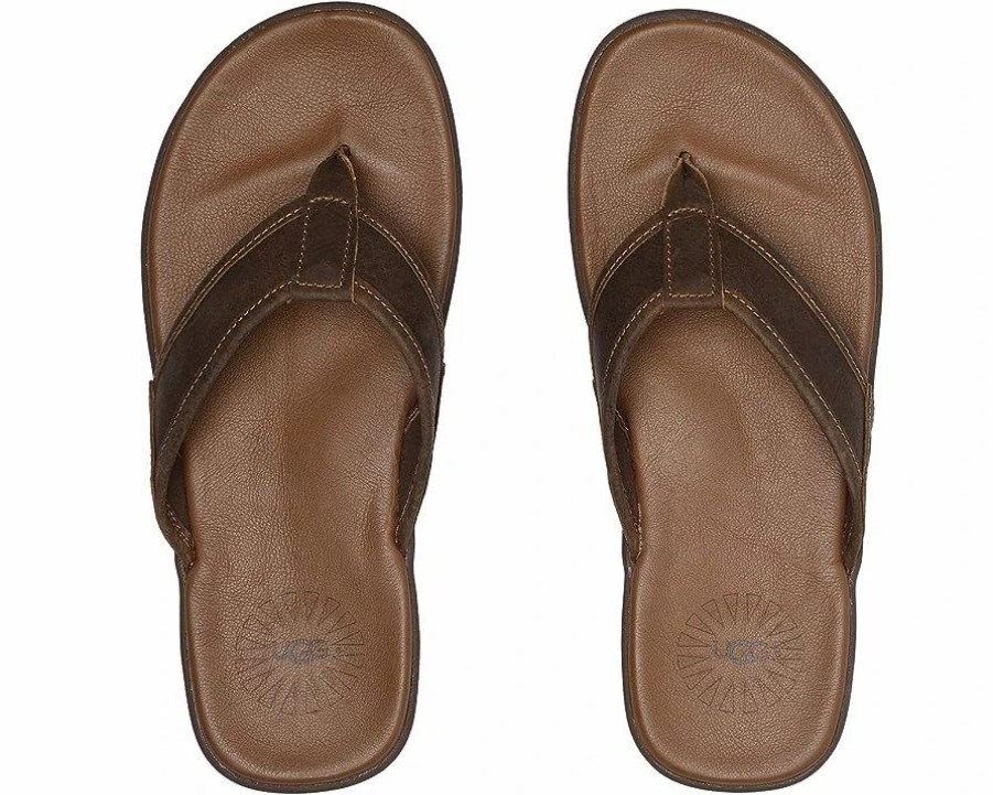 Sandals * | Ugg Seaside Flip Leather