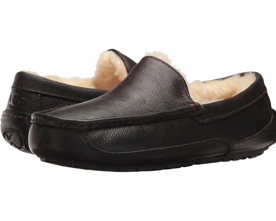 Slippers * | Ugg Ascot Leather