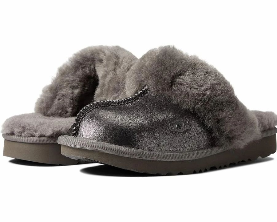 Slippers * | Ugg Kids Cozy Ii Metallic Glitter (Toddler/Little Kid/Big Kid)