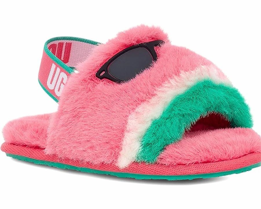 Slippers * | Ugg Kids Fluff Yeah Watermelon Stuffie (Toddler/Little Kid)