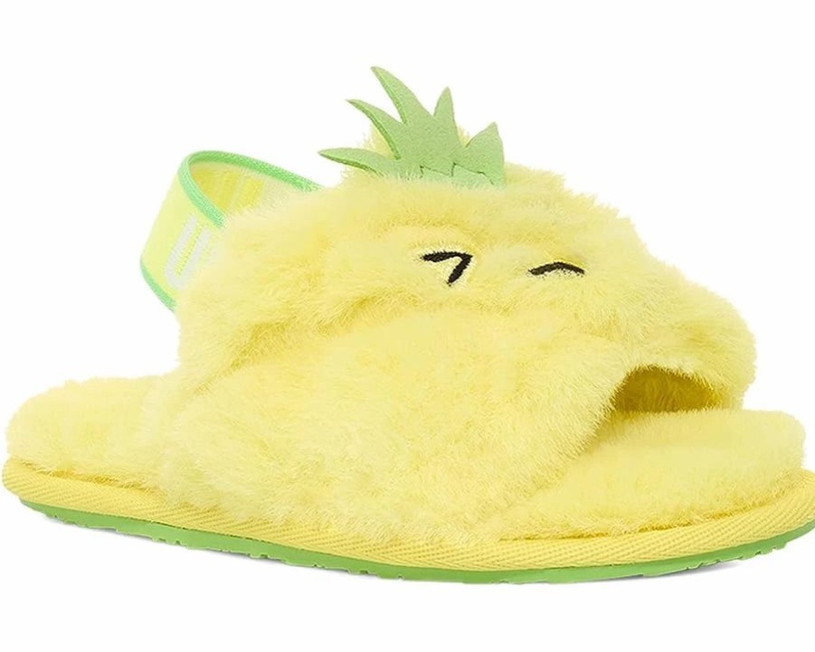 Slippers * | Ugg Kids Fluff Yeah Pineapple Stuffie (Toddler/Little Kid)