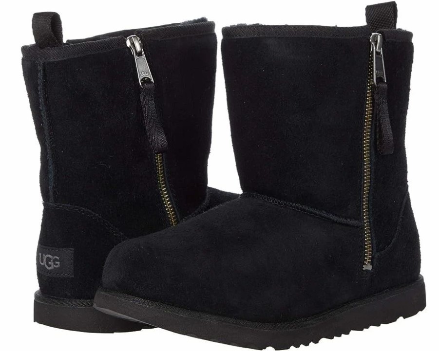 Boots * | Ugg Kids Classic Short Dual Zip Ii (Toddler/Little Kid/Big Kid)