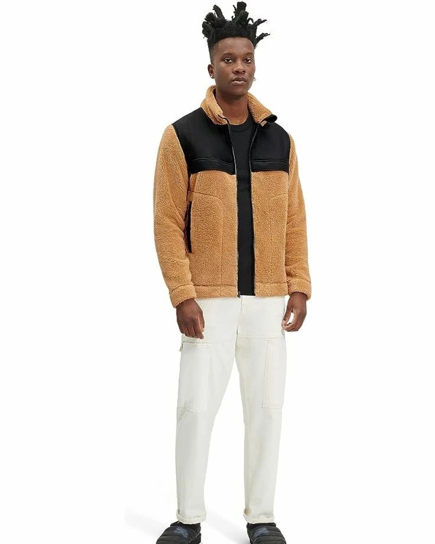 Clothing * | Ugg Seth Blocked Sherpa Jacket