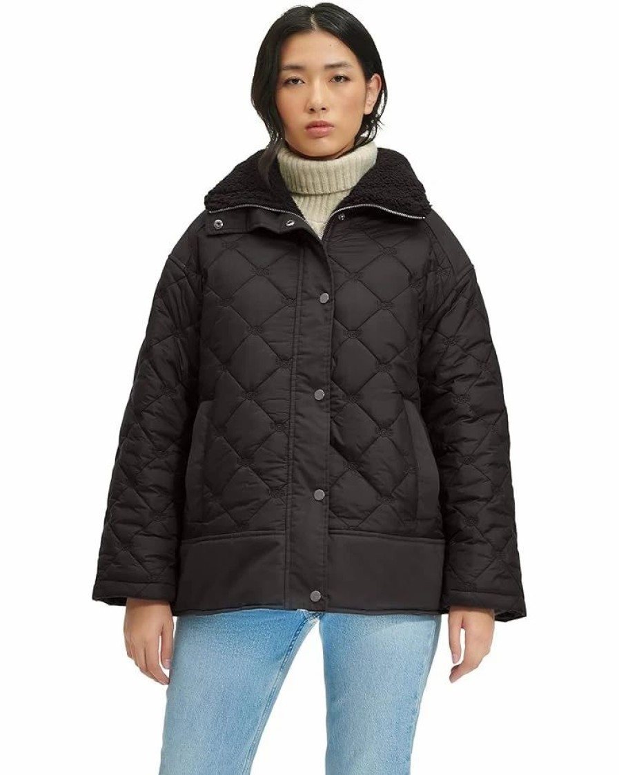 Clothing * | Ugg Kaylynn Quilted Jacket