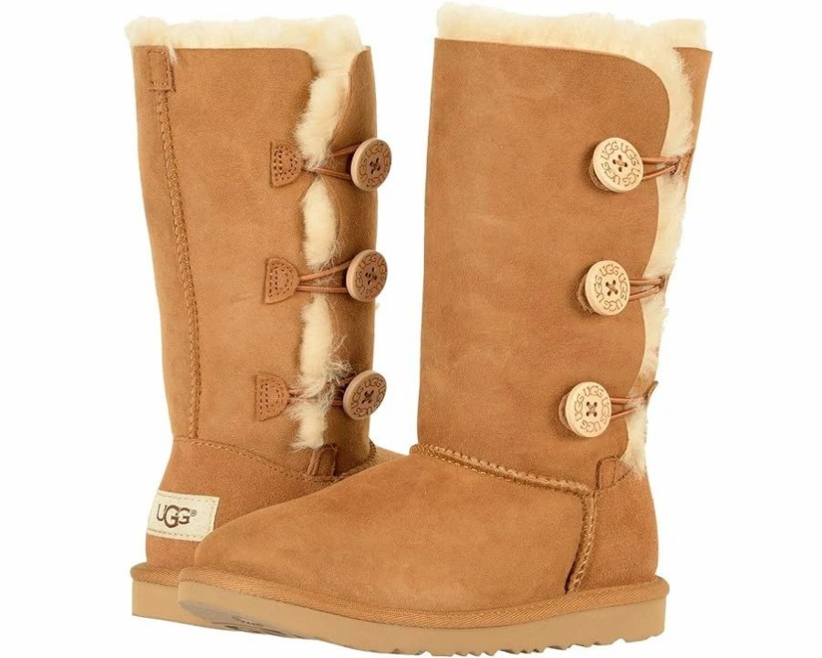 Boots * | Ugg Kids Bailey Button Triplet Ii (Little Kid/Big Kid)